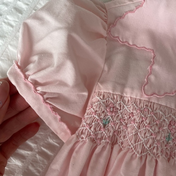GORGEOUS vintage smocked dress 2T - Picture 4 of 7